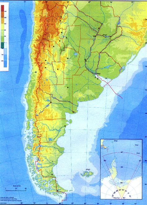 Mapas De Argentina Político Y Físico Para Descargar E Imprimir