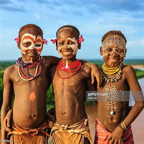 Young Boys From Karo Tribe Ethiopia Africa High Res Stock Photo Getty