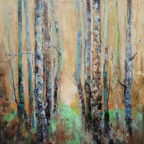 Trees Stories Paintings Expressionism Fine Art Modernism Land