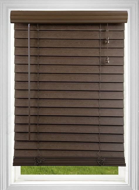 Corded 2 Faux Wood Blinds