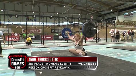 Crossfit Games Regionals 2012 Event Summary Europe Womens Event 5