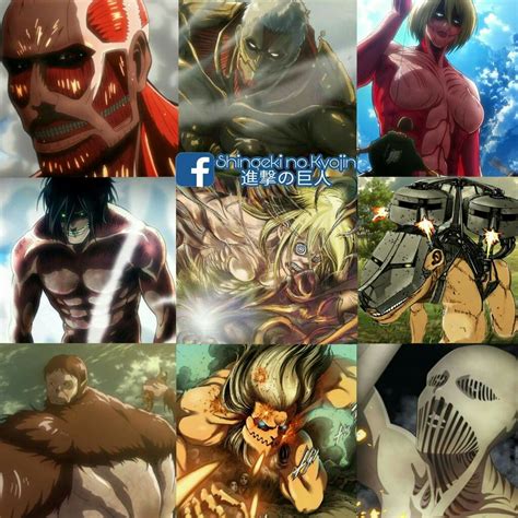 Aot All 9 Titans Names Canvas Canvaskle