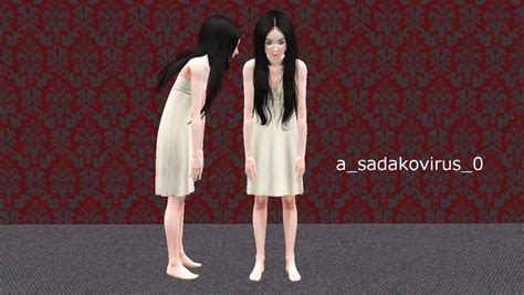 Mod The Sims Sadako Ghost Pose Pack