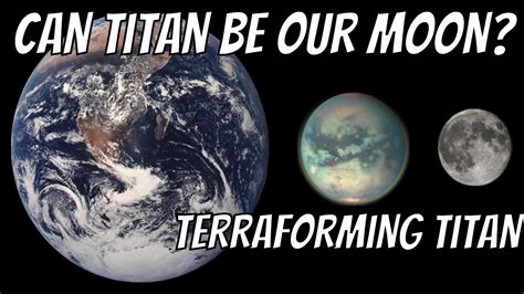 What If Titan Was A Moon Of Earth Terraforming Titan Youtube