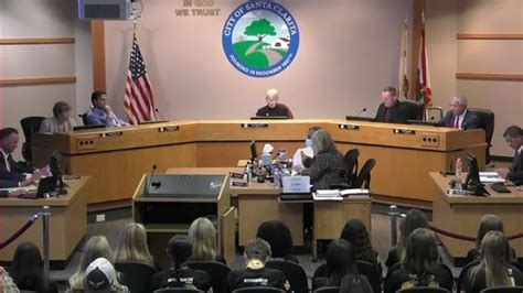 Santa Clarita City Council Meeting From Tuesday August