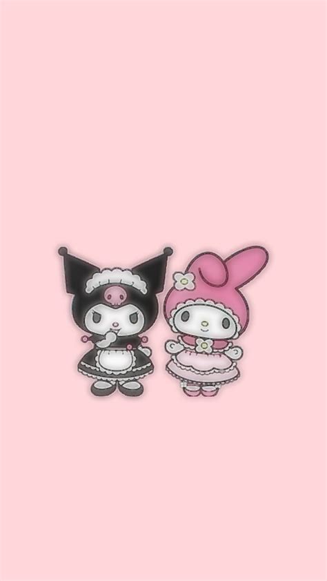 My Melody And Kuromi Complete 💗my Melodykuromi Wallpapers💔 Hello