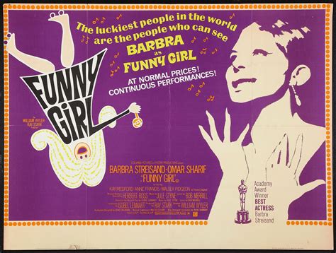 Funny Girl 1968 Quad Funny Girl Movie Columbia Teenage Werewolf
