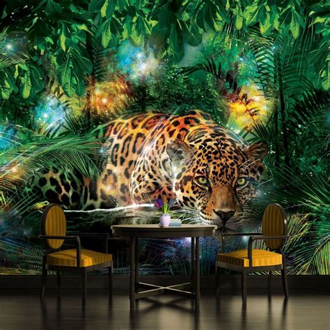 Tiger King Of The Jungle Wallpaper Mural For Bedrooms