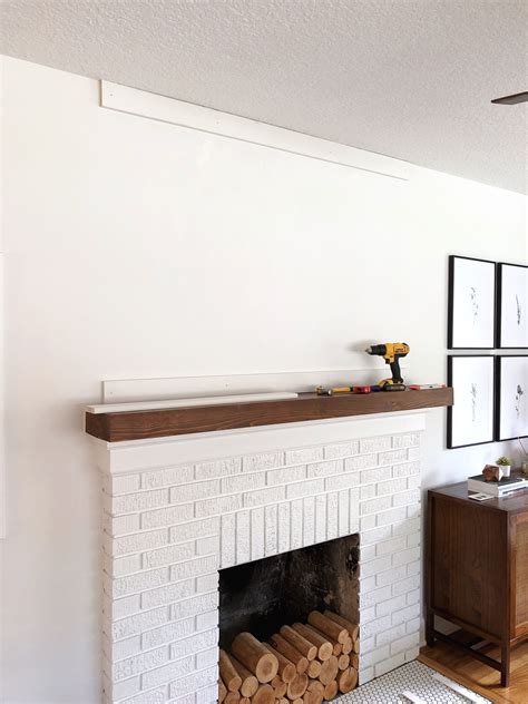 Diy Board And Batten Tutorial Creating A Focal Point Above The Fireplace