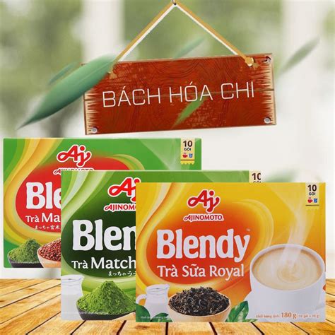 Sale Mạnh Trà Sữa Blendy Hộp 180g 10 Gói Shopee Việt Nam