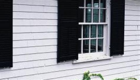 Typically, the width of your shutters should be half of your total window width. How to Install Aluminum Siding Shutters | HomeSteady