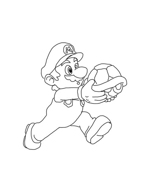 Mario Coloring Pages - Free Coloring Pages Printables for Kids
