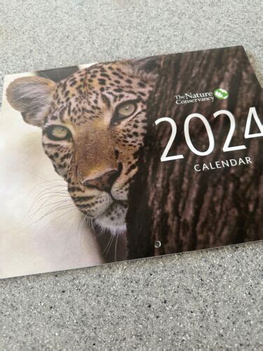 2024 Calendar The Nature Conservancy Wall Hanging Beautiful Animal