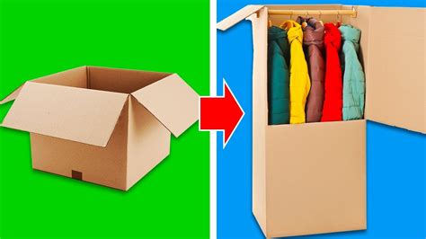 18 Cool Ways To Repurpose Cardboard Boxes Youtube