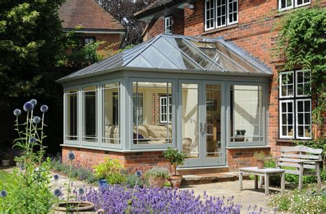 Parish Conservatories Love The Grey To Brickwall Small Conservatory