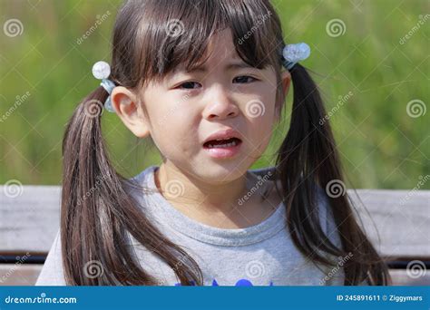 crying japanese girl stock image image of seven person 245891611