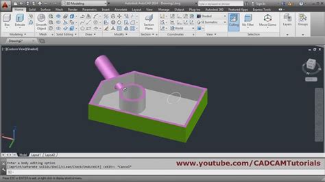 Autocad 3d Tutorial For Beginners 2 Of 3 Youtube