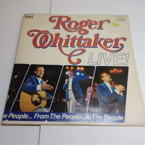 Roger Whittaker Live Double Gatefold Record Aust Pressing Vinyl Lp