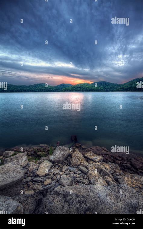 Sunrise Over A Lake Hi Res Stock Photography And Images Alamy