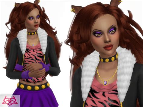 Monster High Clawdeen Hair Boots Necklace Ears Ring And Outfit By