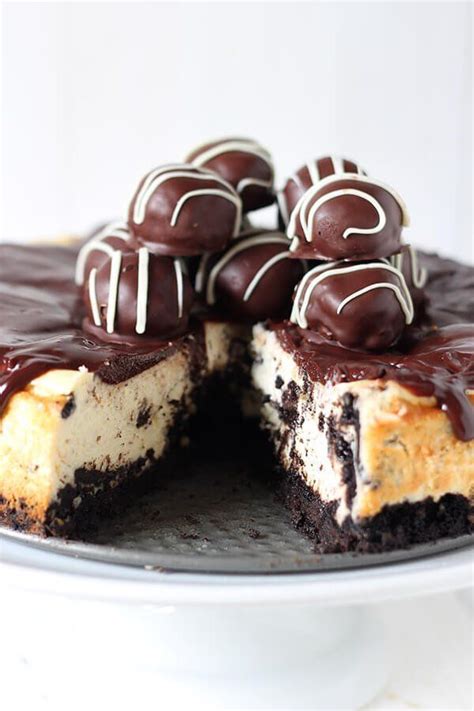 Add flour and salt and beat until just combined. Oreo Truffle Cheesecake is a completely over-the-top ...