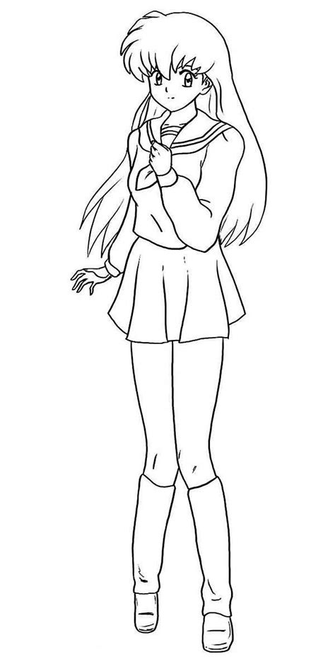 Anime Bunny Coloring Pages Emo Anime Coloring Pages At Getcolorings