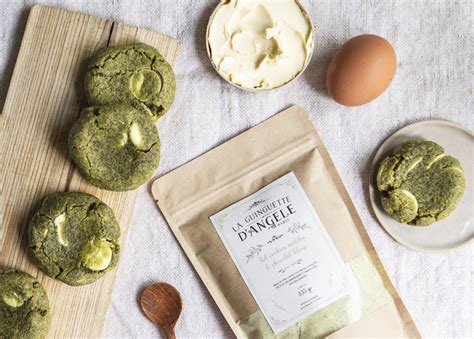 Kit cookies matcha chocolat blanc