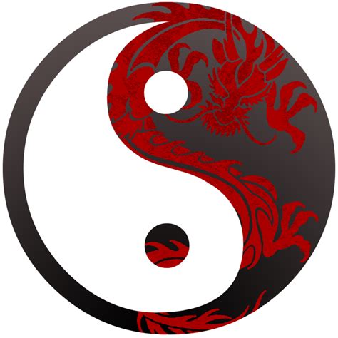 Dragon Yin Yang Symbol Clip Art Library