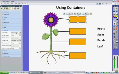 Activinspire How To Make And Use Containers Youtube