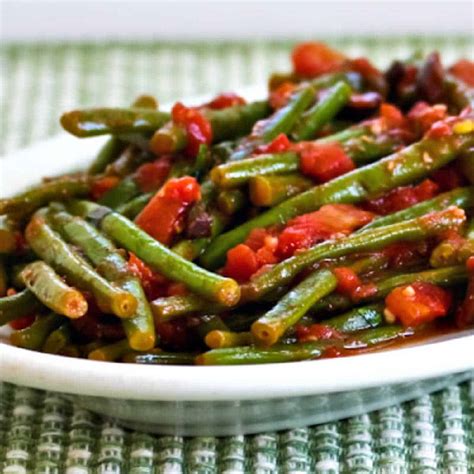 Green Beans With Tomatoes Kalyns Kitchen