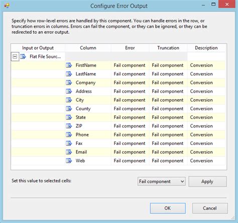 Sql Server Ssis Component Error Outputs Notes From The Field