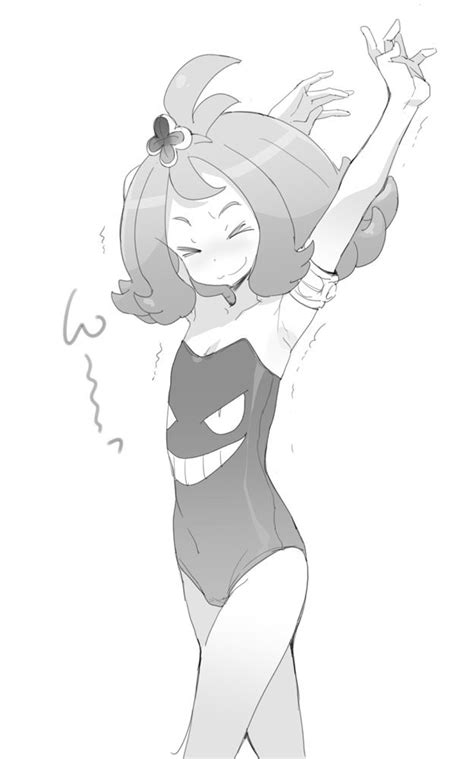 Acerola In A Gengar Swimsuit Pokémon Sun And Moon Know Your Meme