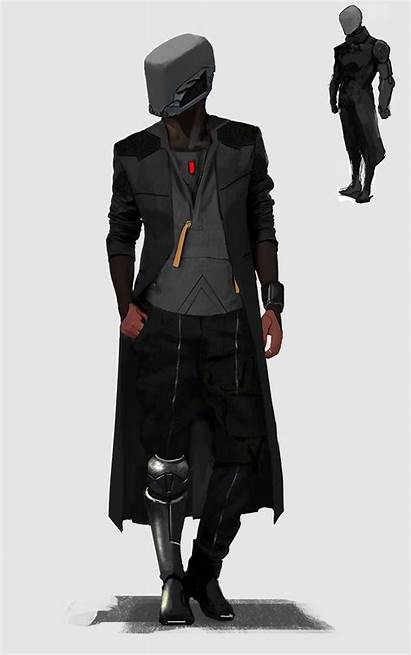Cyberpunk Character Deviantart Sci Fi Concept Clothes