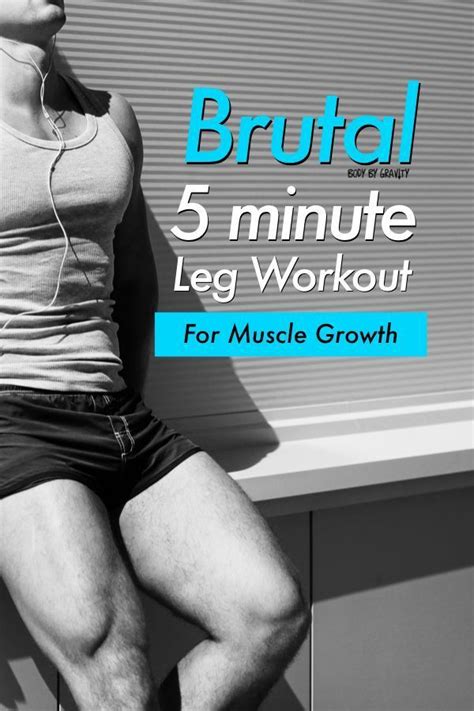Brutal 5 Minute Leg Circuit For Muscle Growth Leg Workout