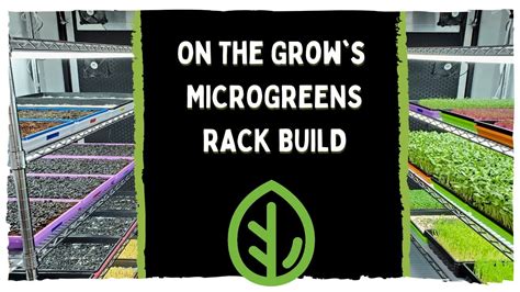 Professional Microgreen Grow Rack Build Full Walkthrough On The