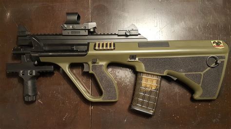 My New Steyr Aug Commando With Some Interesting Grip Rairsoft