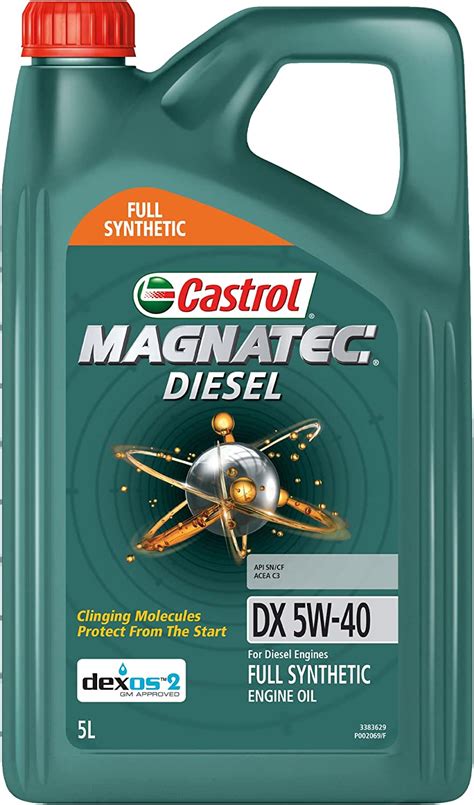 Castrol Magnatec Dx 5w 40 Diesel Engine Oil 5 Litre Automotive Amazon