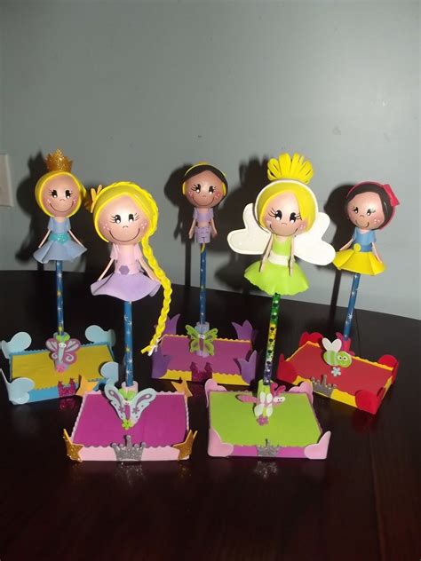 Luccy Crafts Fofulapices De Princesas Cuentos Fofuchas Y