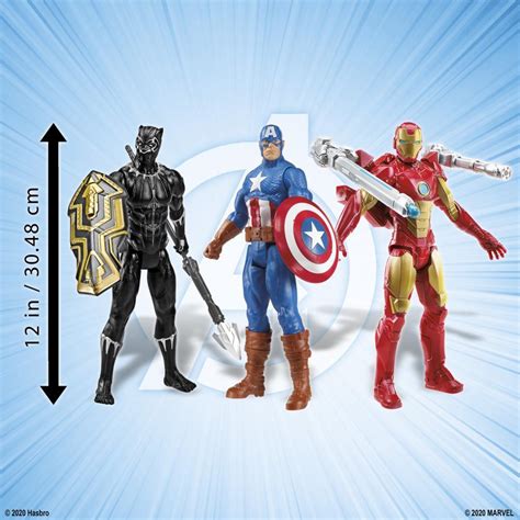 Marvel Avengers Titan Hero Series Blast Gear Pack De 3 Figurines Marvel