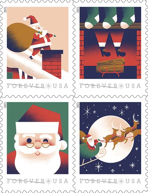 2021 Christmas Forever Stamps Christmas Countdown 2021