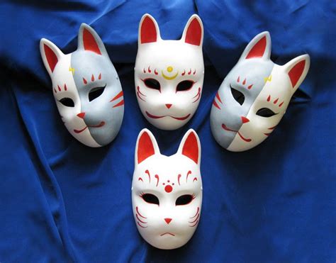 Fox Masks By Mishutka On Deviantart Kitsune Mask Fox Mask Kitsune
