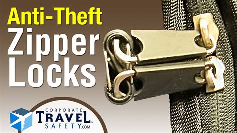 Zipper Locks Zipper Security For Travel Bags Purses And Backpack