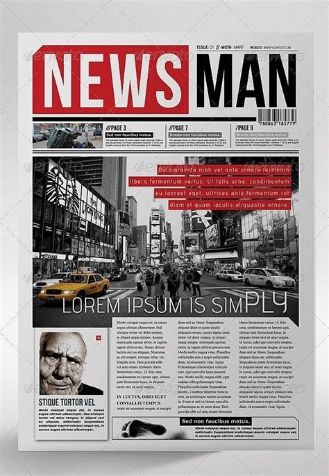 30 Professional Indesign Newspaper Templates Newspaper Layout