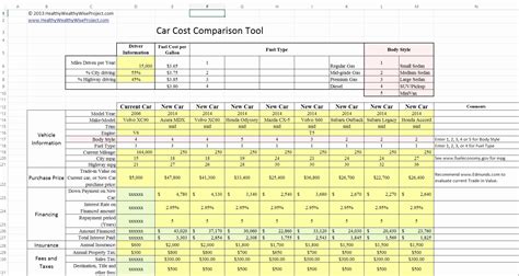 Fleet Spreadsheet Template