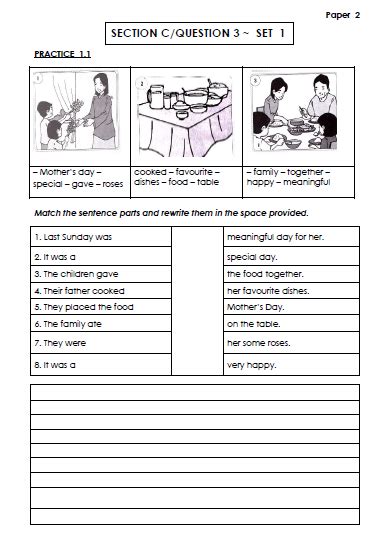 Over 100 exercises for learners of english. UPSR Section C Writing Practices - For Weaker Students ...