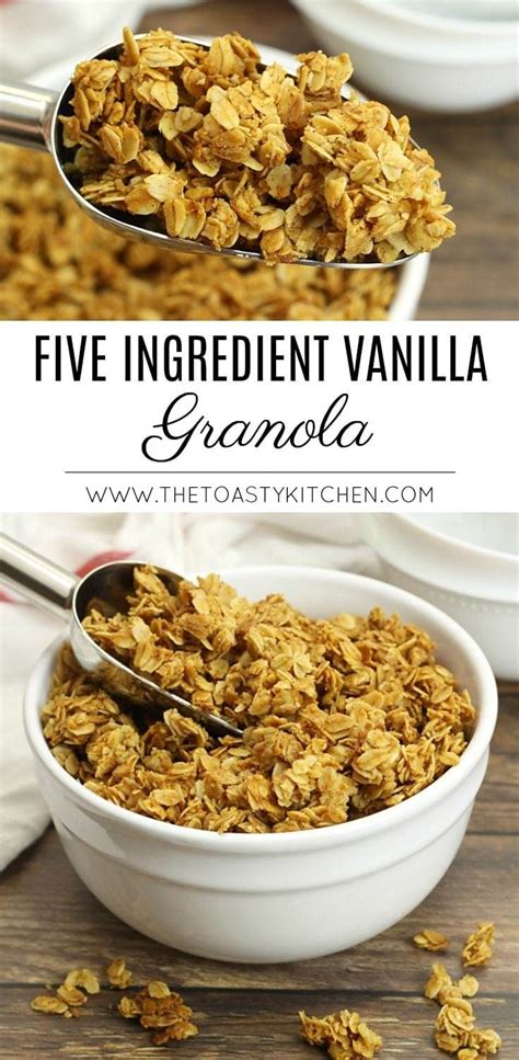 Join us on our journey to find foods that heal, that are easy to make and new to twitter? Five Ingredient Vanilla Granola by The Toasty Kitchen ...