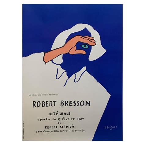 Original Vintage Poster of Robert Bresson French Film Director by ...