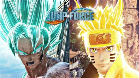 Jump Force Goku Vs Naruto Gameplay 1080p 60fps Youtube