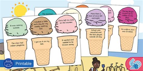 Cause And Effect Ice Cream Game Primary Resources Twinkl