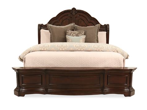 Specialties the largest furniture store in ontario, ca is the only furniture store offering the lowest price guarantee. 72" Traditional Paneled Platform Bed in Dark Cherry ...